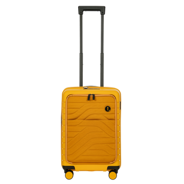 Bric's B|Y Ulisse Expandable Carry-On Spinner with Front Pocket in Mango, view 1