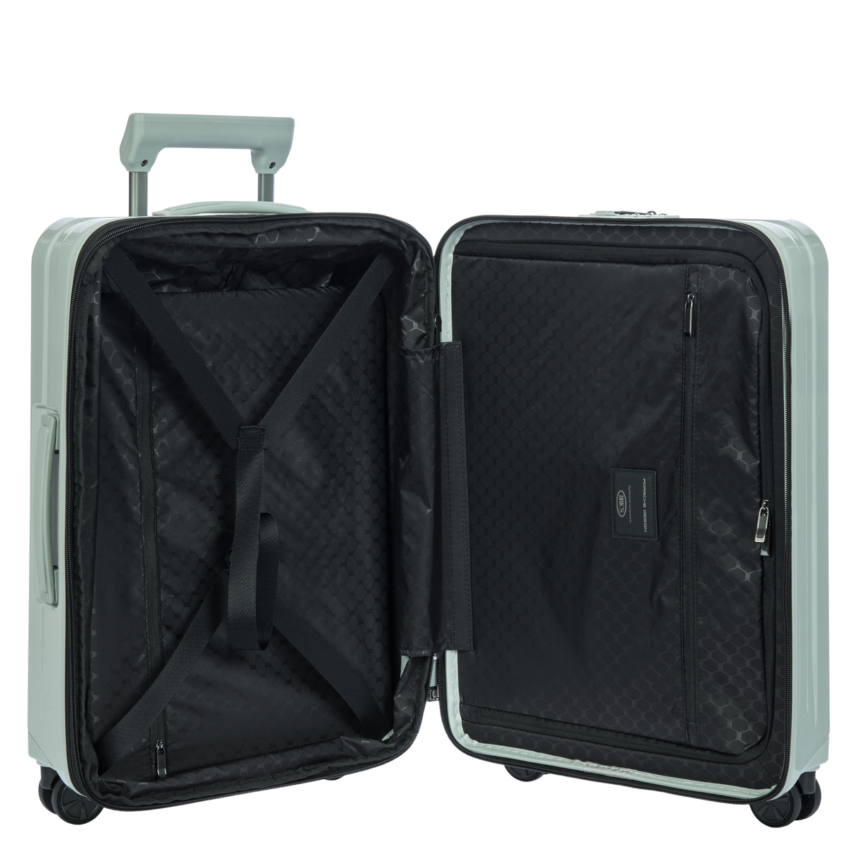 Porsche Design Expandable Carry-On Spinner with Front Pocket in Chalk Shiny, view 5