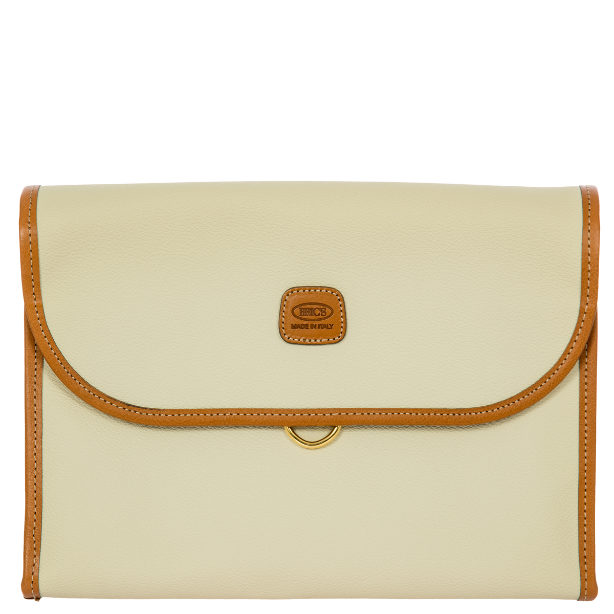 Bric's Firenze Tri-Fold Hanging Toiletry Bag in Cream, view 1