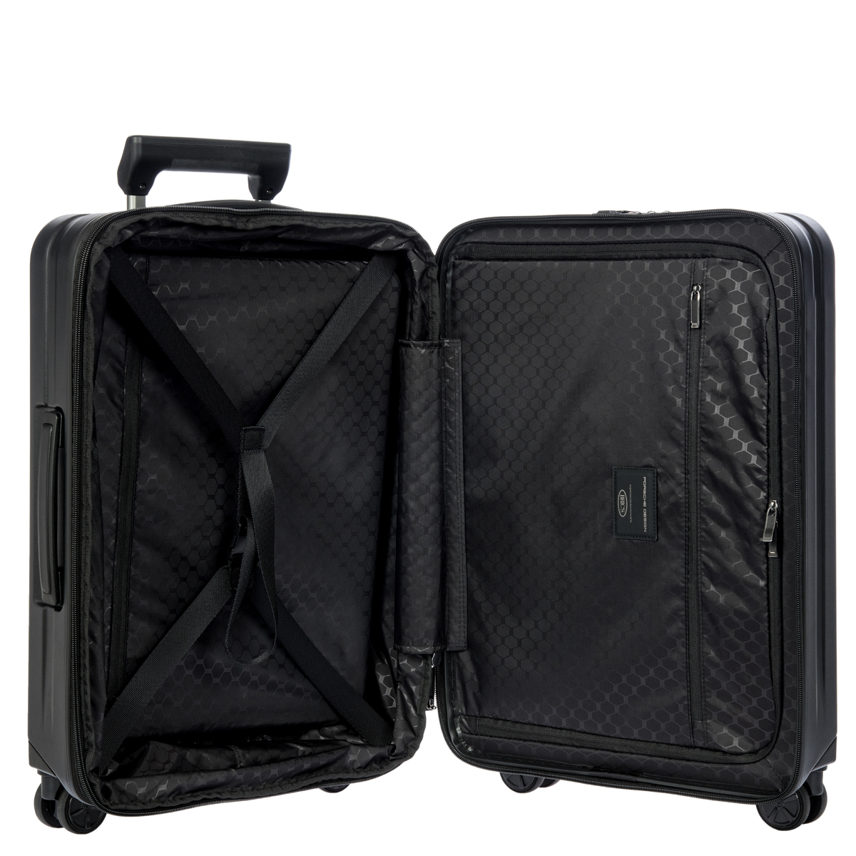 Porsche Design Expandable Carry-On Spinner with Front Pocket in Matte Black, view 5