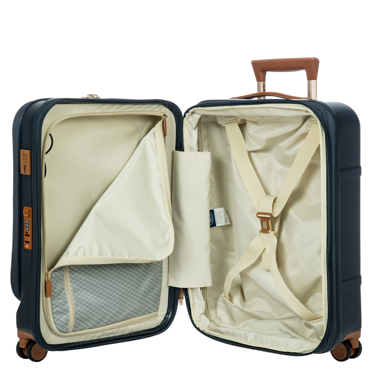 Bric's Bellagio Expandable Carry-On Spinner with Laptop Pocket in Blue, view 7