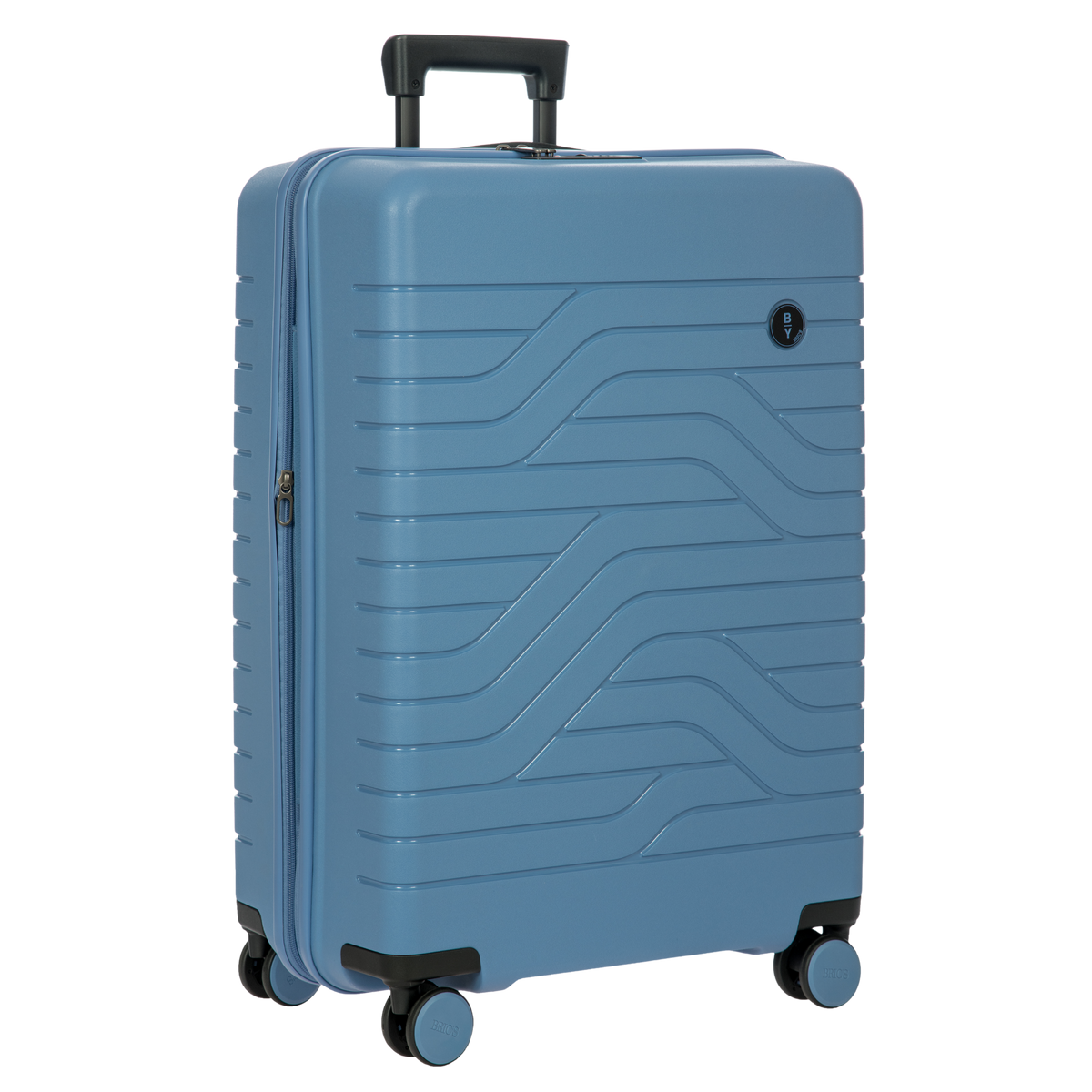 Bric's B|Y Ulisse Expandable Spinner Suitcase in Grey Blue, view 2