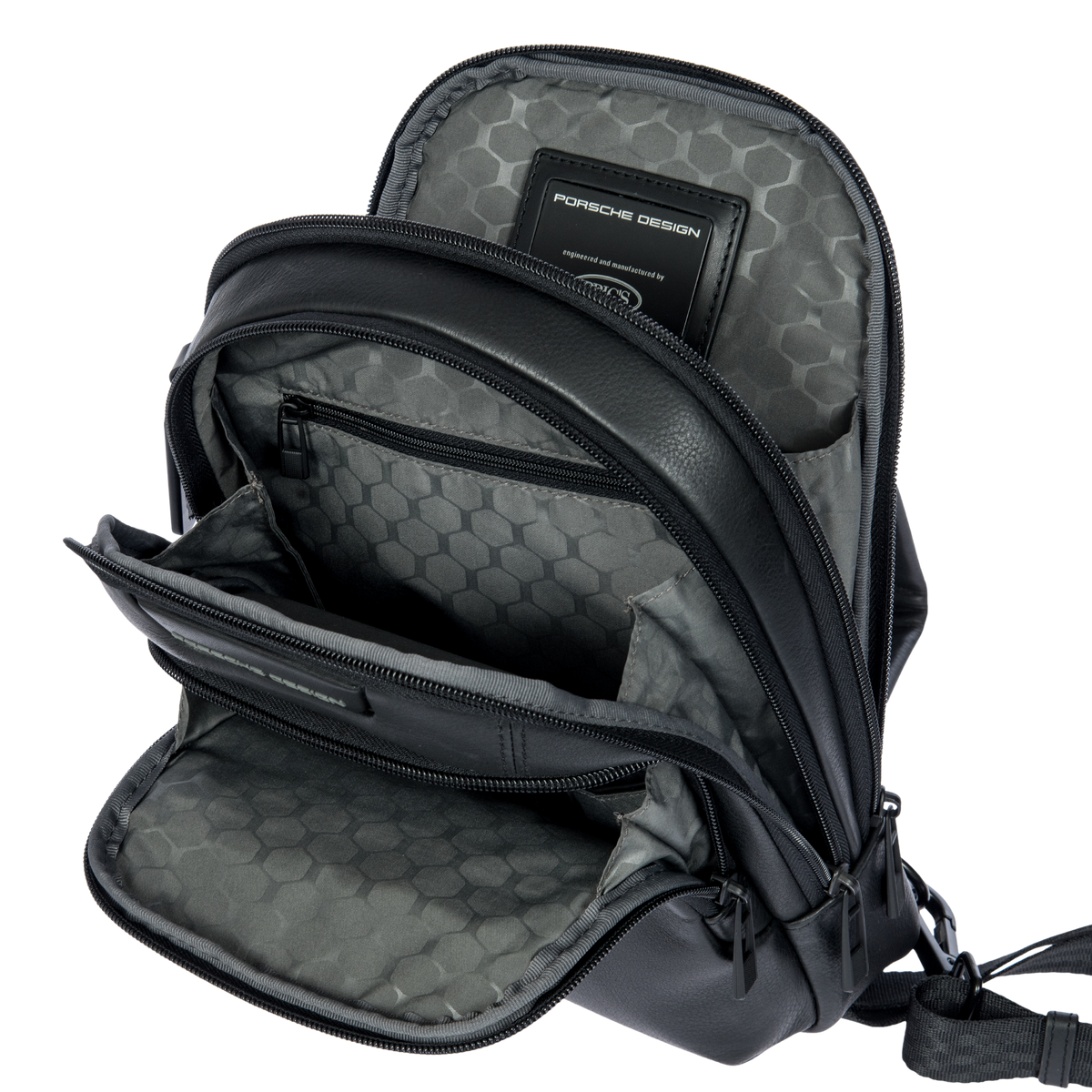 Porsche Design Leather Sling Crossbody Bag, view 5