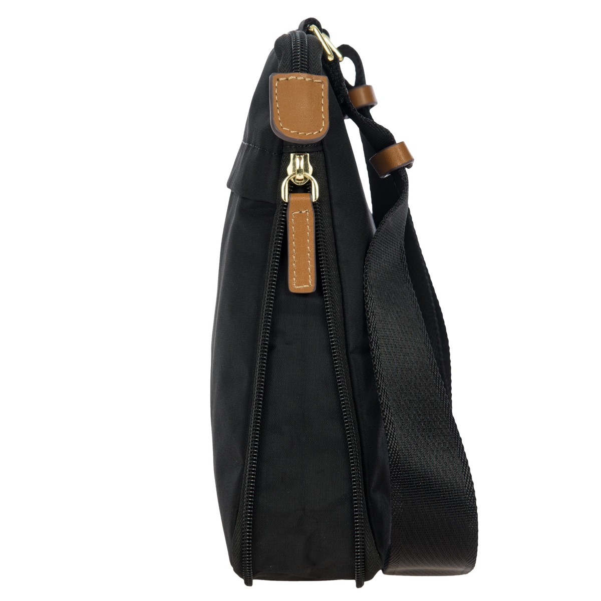Bric's X-Collection Expandable Crossbody Shoulder Bag in Black, view 4