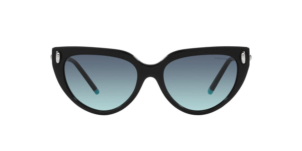 Tiffany & Co. 0TF4195 Sunglasses, Black with Azure Gradient Blue