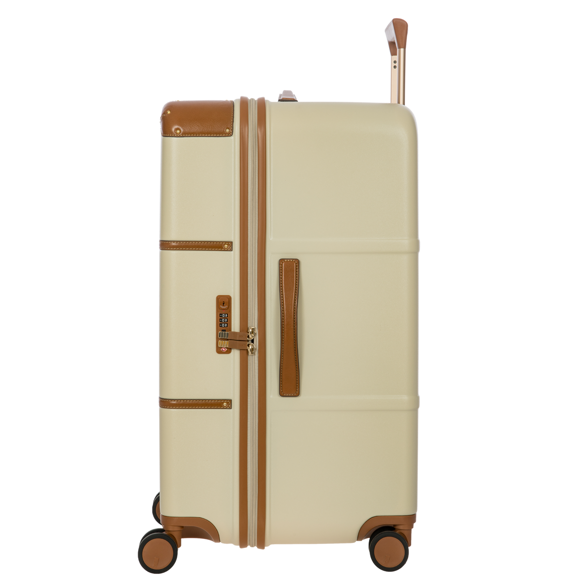 Bric's Bellagio Baule Trunk Checked Spinner in Cream, view 4