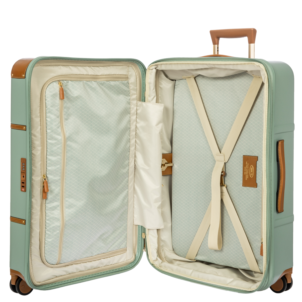 Bric's Bellagio Expandable Checked Spinner in Eucalyptus, view 5