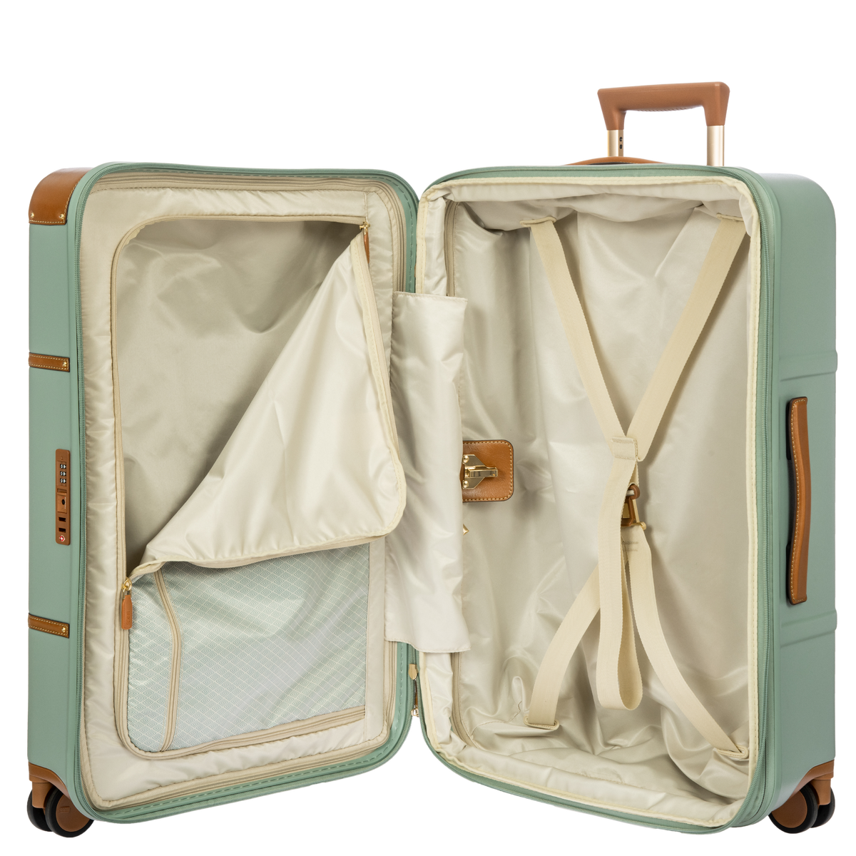 Bric's Bellagio Expandable Checked Spinner in Eucalyptus, view 6