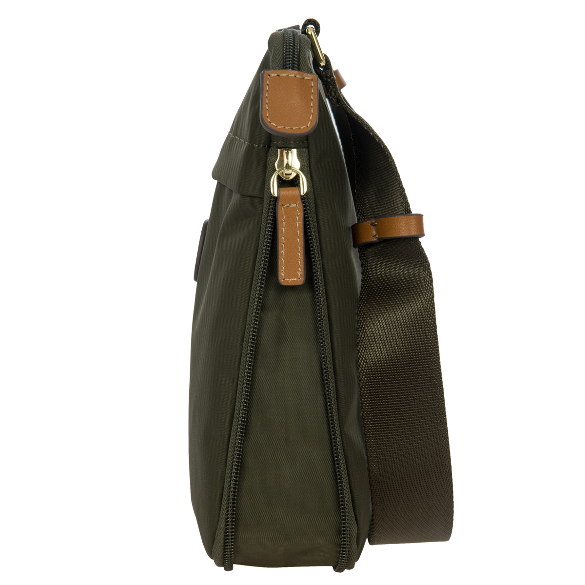 Bric's X-Collection Expandable Crossbody Shoulder Bag in Olive, view 4