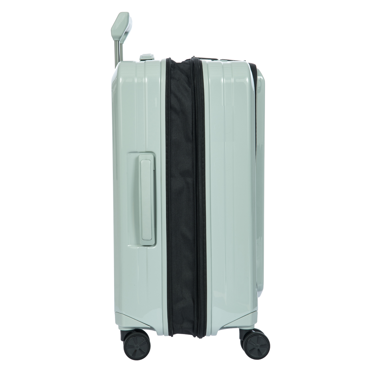 Porsche Design Expandable Carry-On Spinner with Front Pocket in Chalk Shiny, view 4