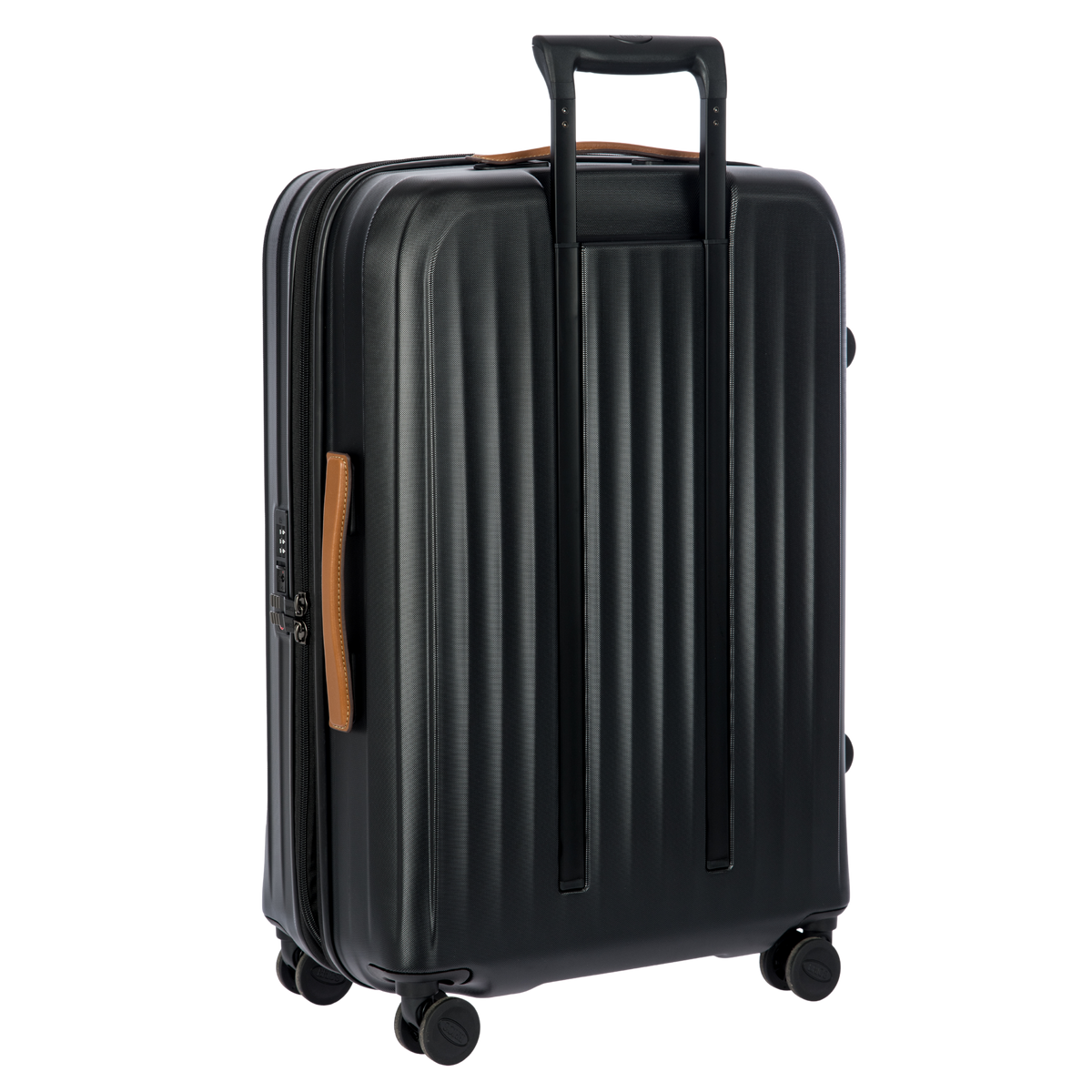 Bric's Taormina Expandable Checked Spinner in Black, view 3
