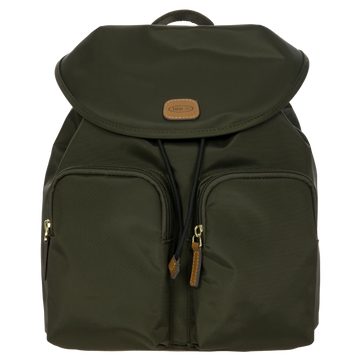 Bric's X-Collection Piccolo City Backpack in Olive, view 1