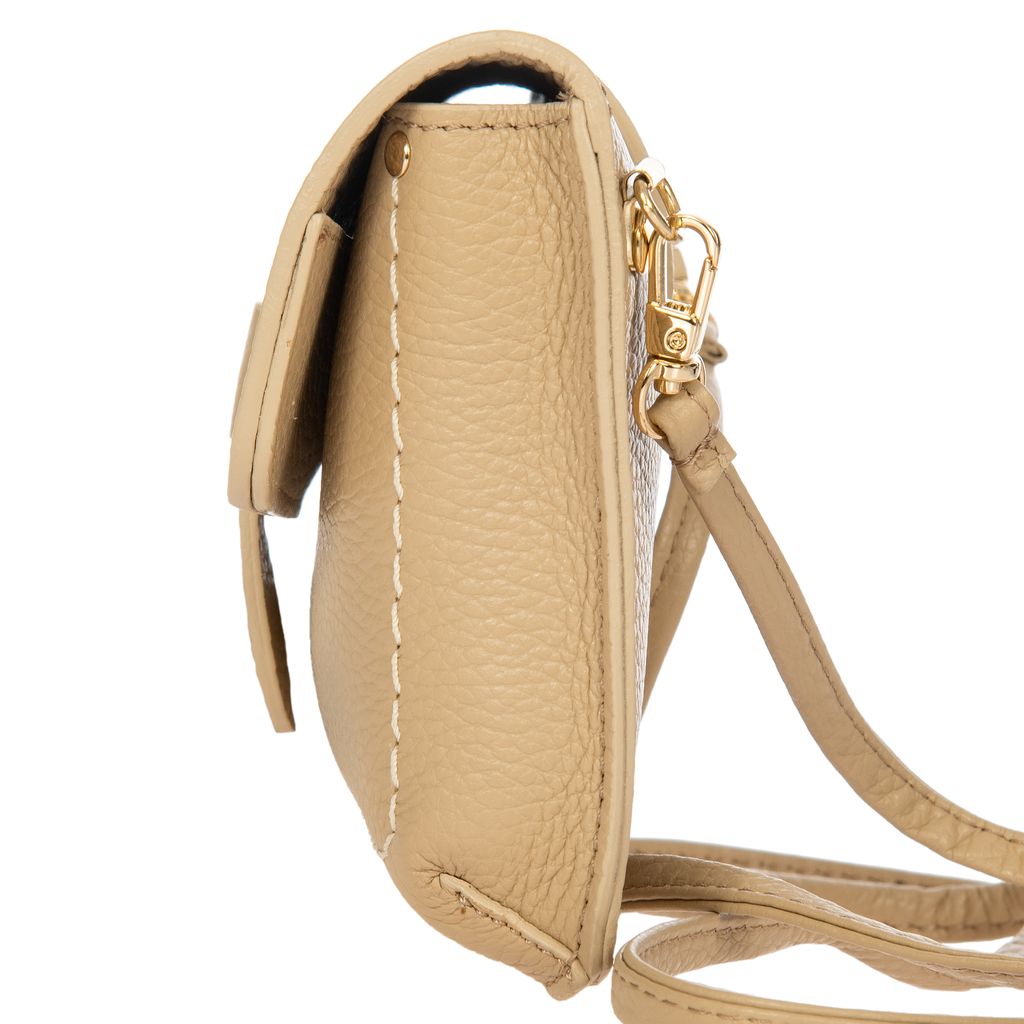 Bric's Gondola Garofano Leather Mini Purse in Avana, view 2