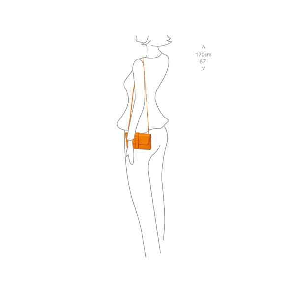 Bric's Gondola Garofano Leather Mini Purse in Agrumi, view 1