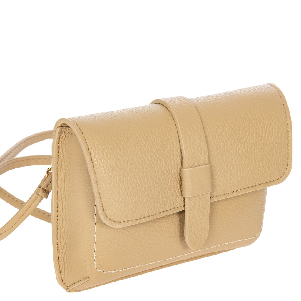 Bric's Gondola Garofano Leather Mini Purse in Avana, view 5