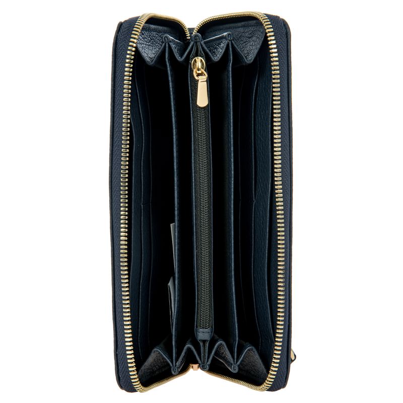 Bric's Gondola Verbena Leather Zip-Around Wallet in Avana, view 3