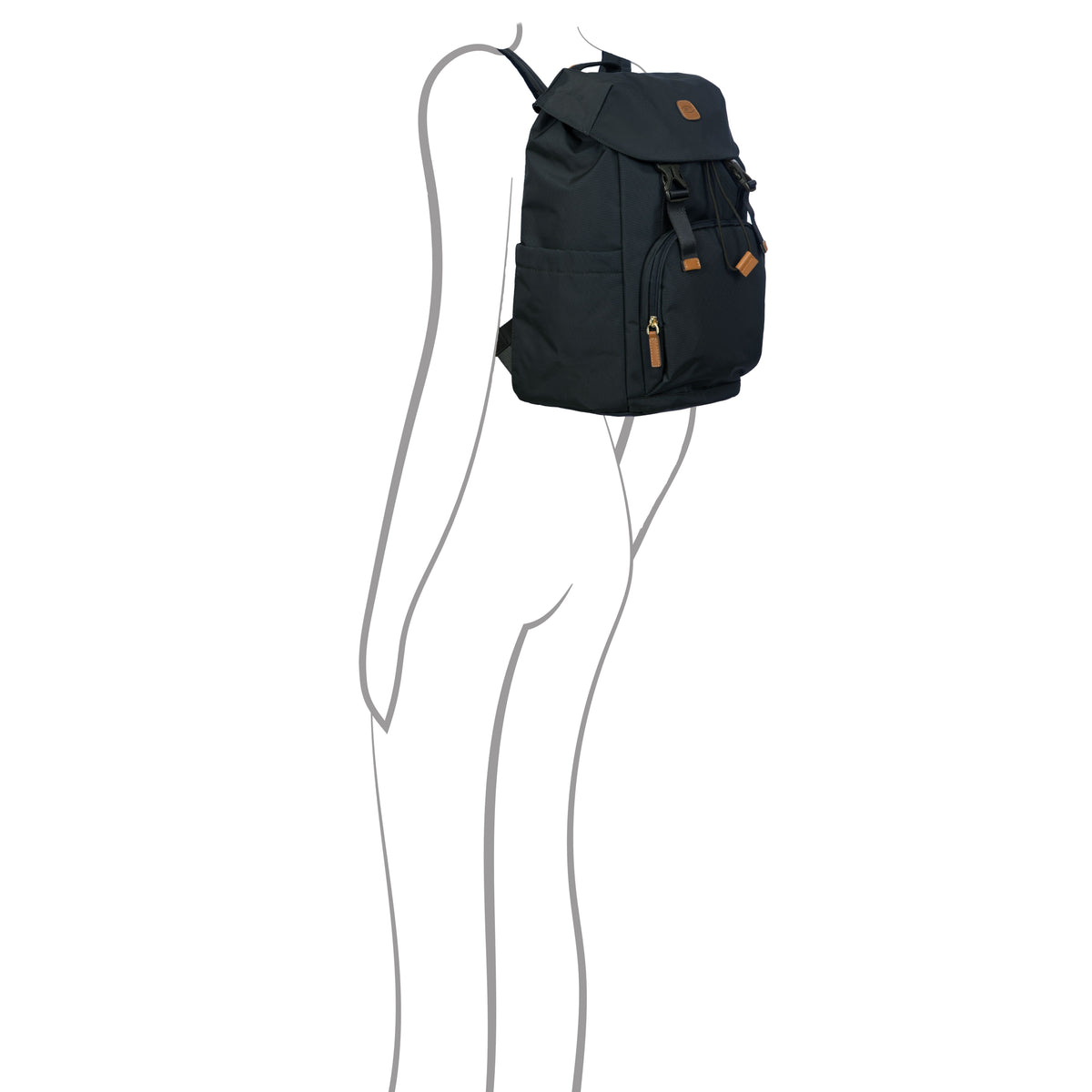 Bric's X-Collection Excursion Travel Backpack in Navy, view 1