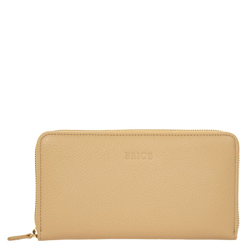Bric's Gondola Verbena Leather Zip-Around Wallet in Avana, view 4